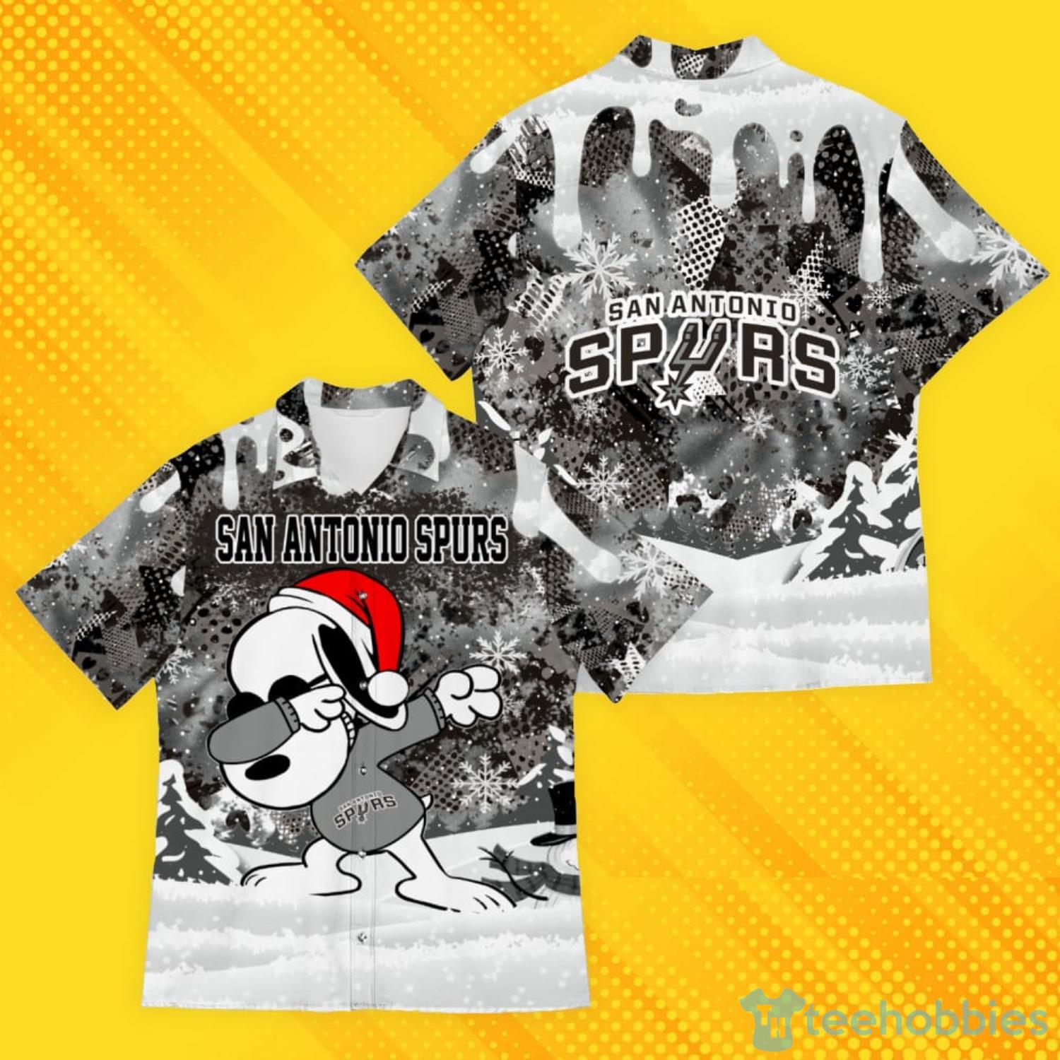 San Antonio Spurs Snoopy Dabbing The Peanuts Hawaiian Shirt Product Photo 1