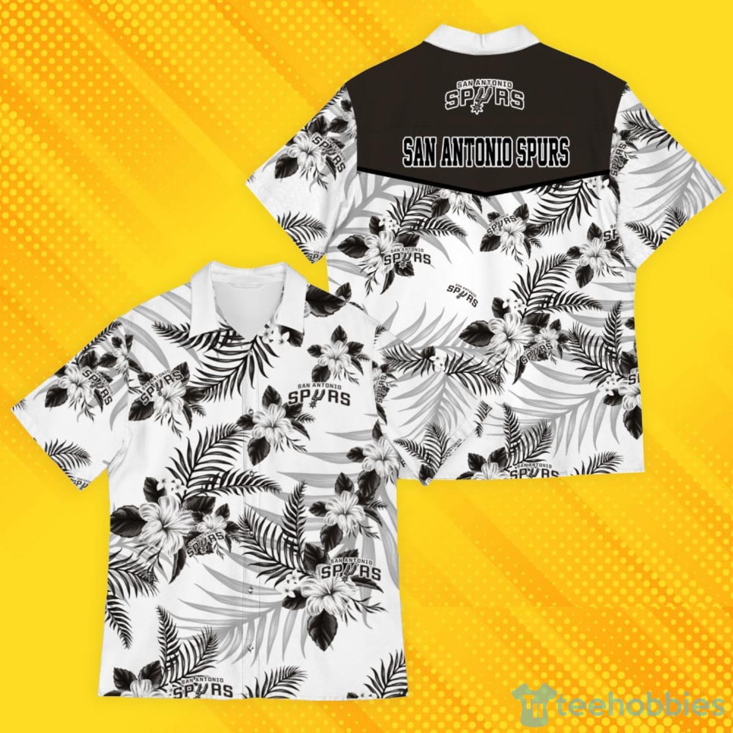 San Antonio Spurs Sports American Hawaiian Tropical Patterns For Fans Hawaiian Shirt Product Photo 1