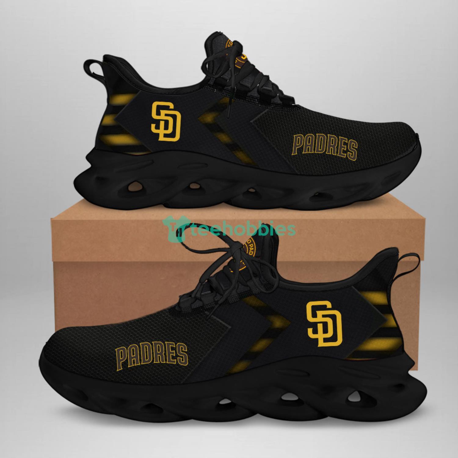 MLB San Diego Padres Max Sole Sneakers Shoes - T-shirts Low Price