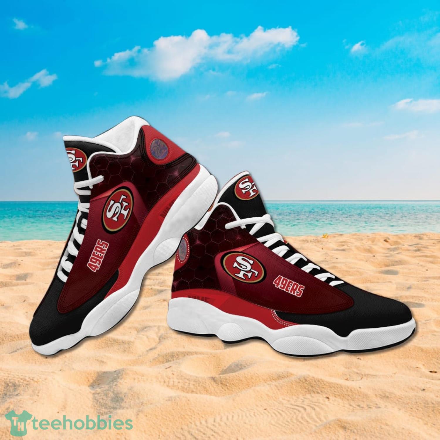 San Francisco 49ers Custom Name Air Jordan 13 Shoes Sneaker - DNstyles