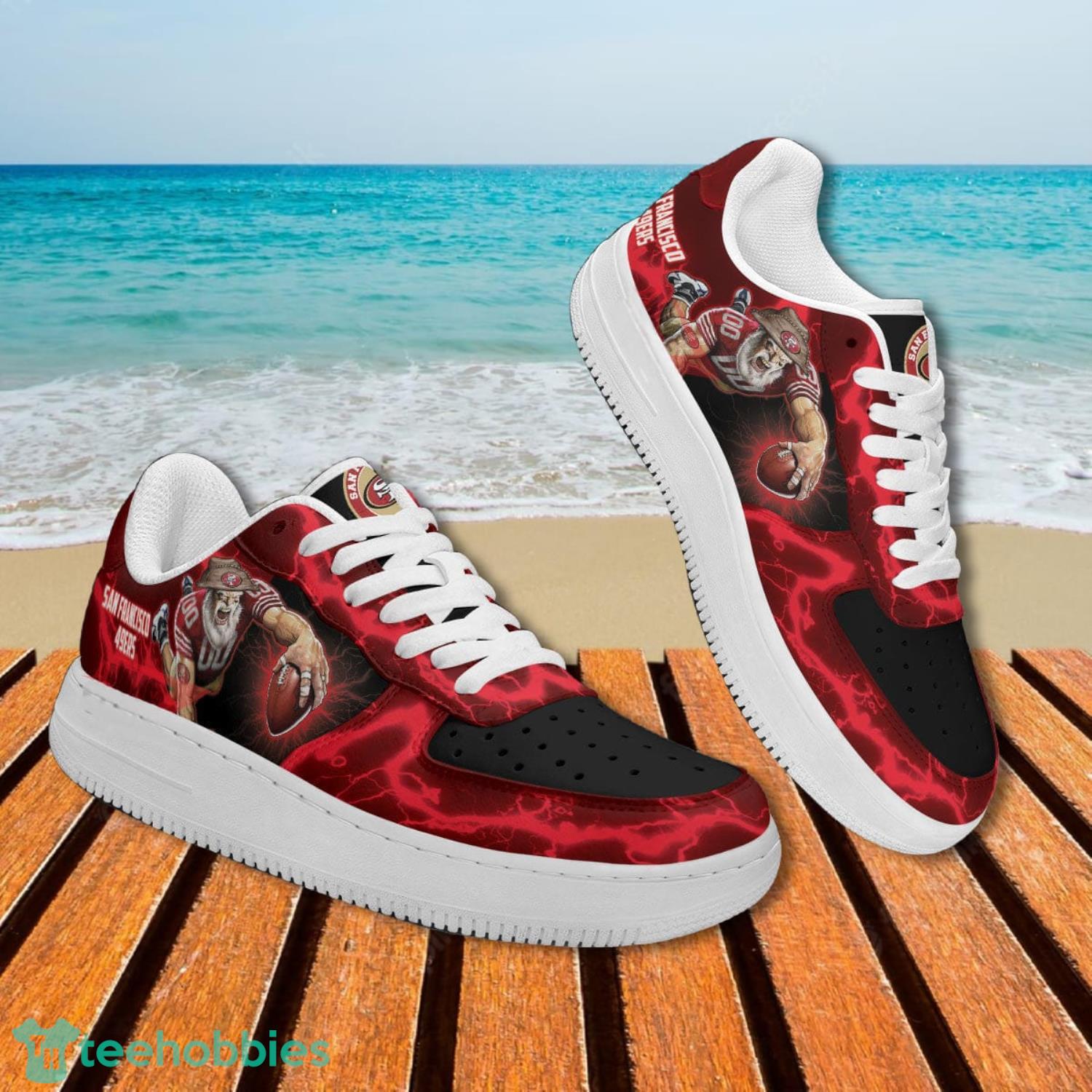 San Francisco 49ers AOP Air Force Low Top Shoes Gift For Fans Style