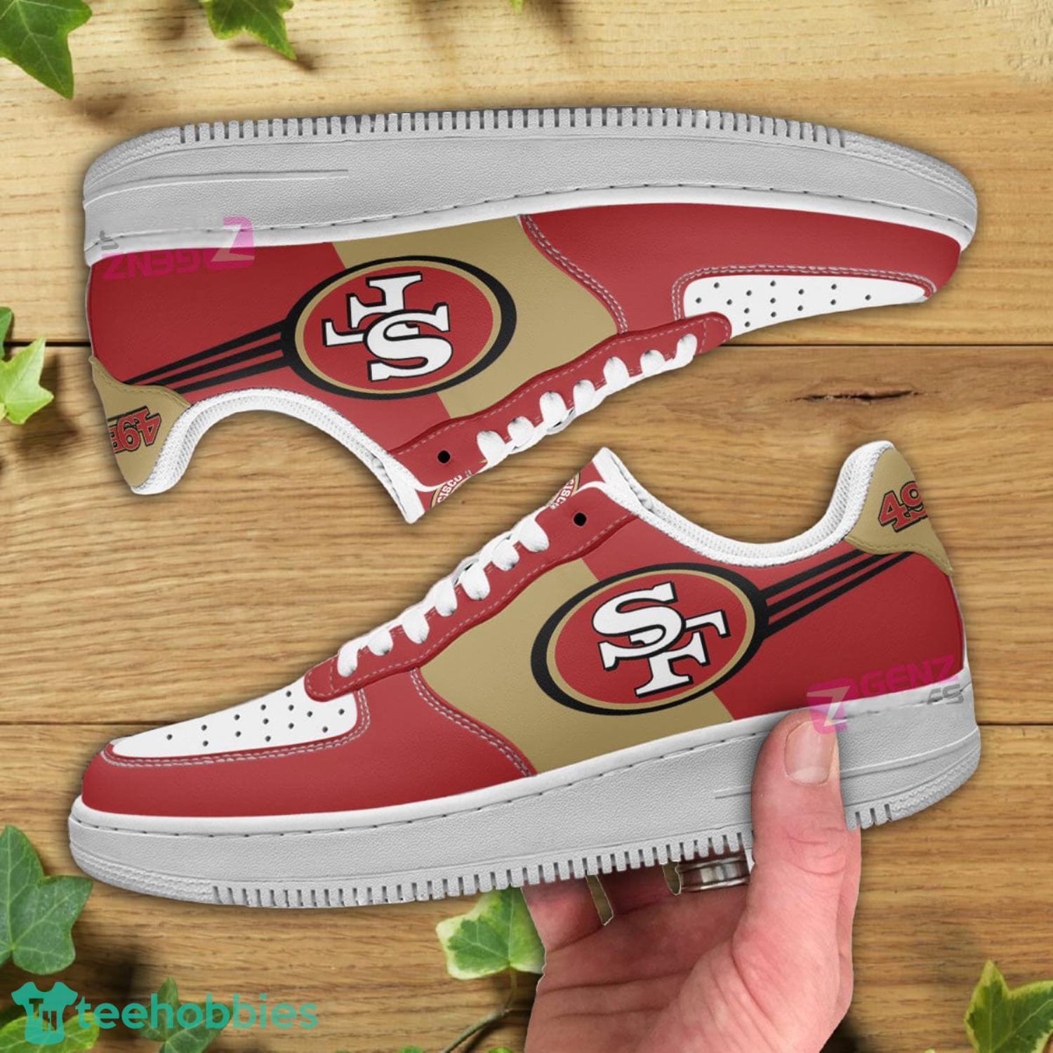 San Francisco 49ers AOP Air Force Low Top Shoes Gift For Fans Style