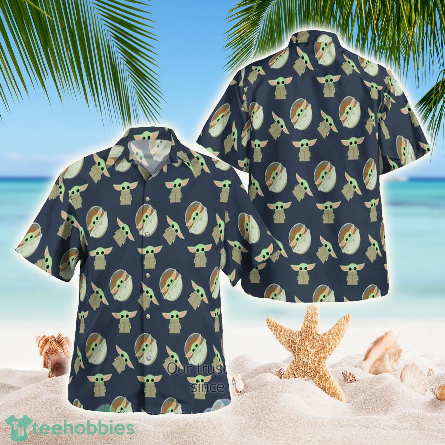 Baby Yoda Star Wars Dallas Cowboys Hawaiian Shirt Best Beach Gift