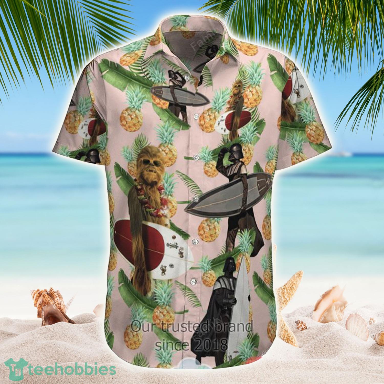 Star Wars Chewbacca Surfing Hawaiian Shirt