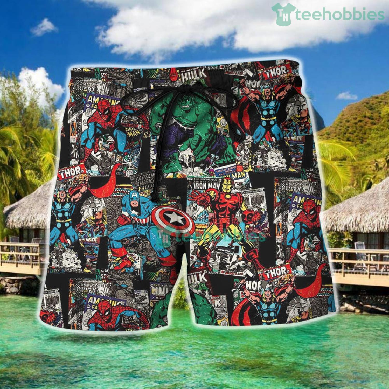 marvel hawaiian shirt kohls