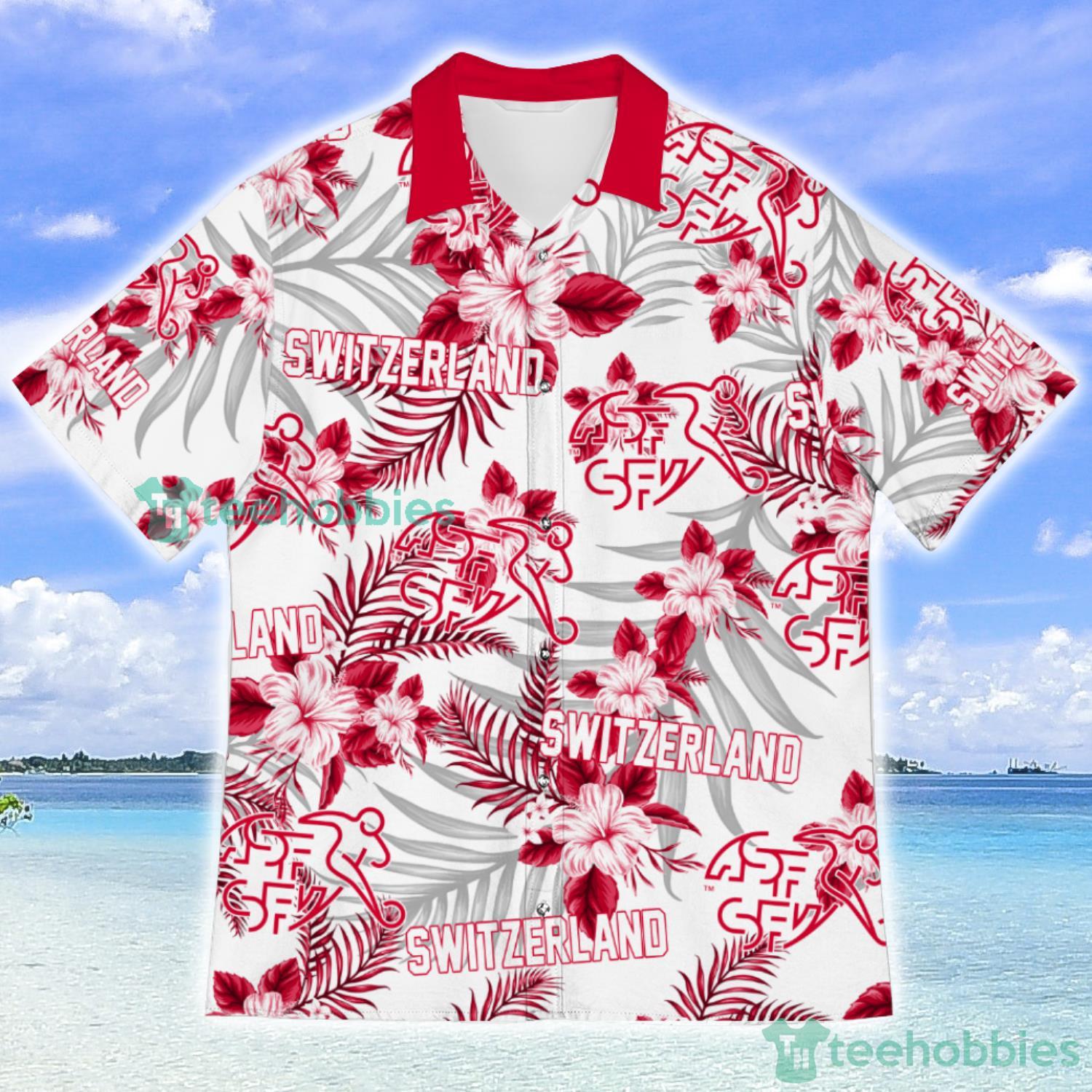 Switzerland Champions World Cup Football Fans Tropical Hawaiian Shirt Product Photo 1