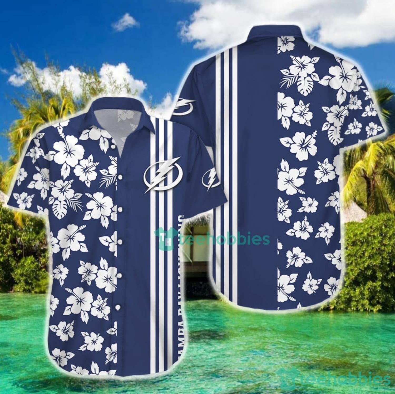 Tampa Bay Lightning Hawaii Floral Pattern Shirt Hawaiian Shirt And