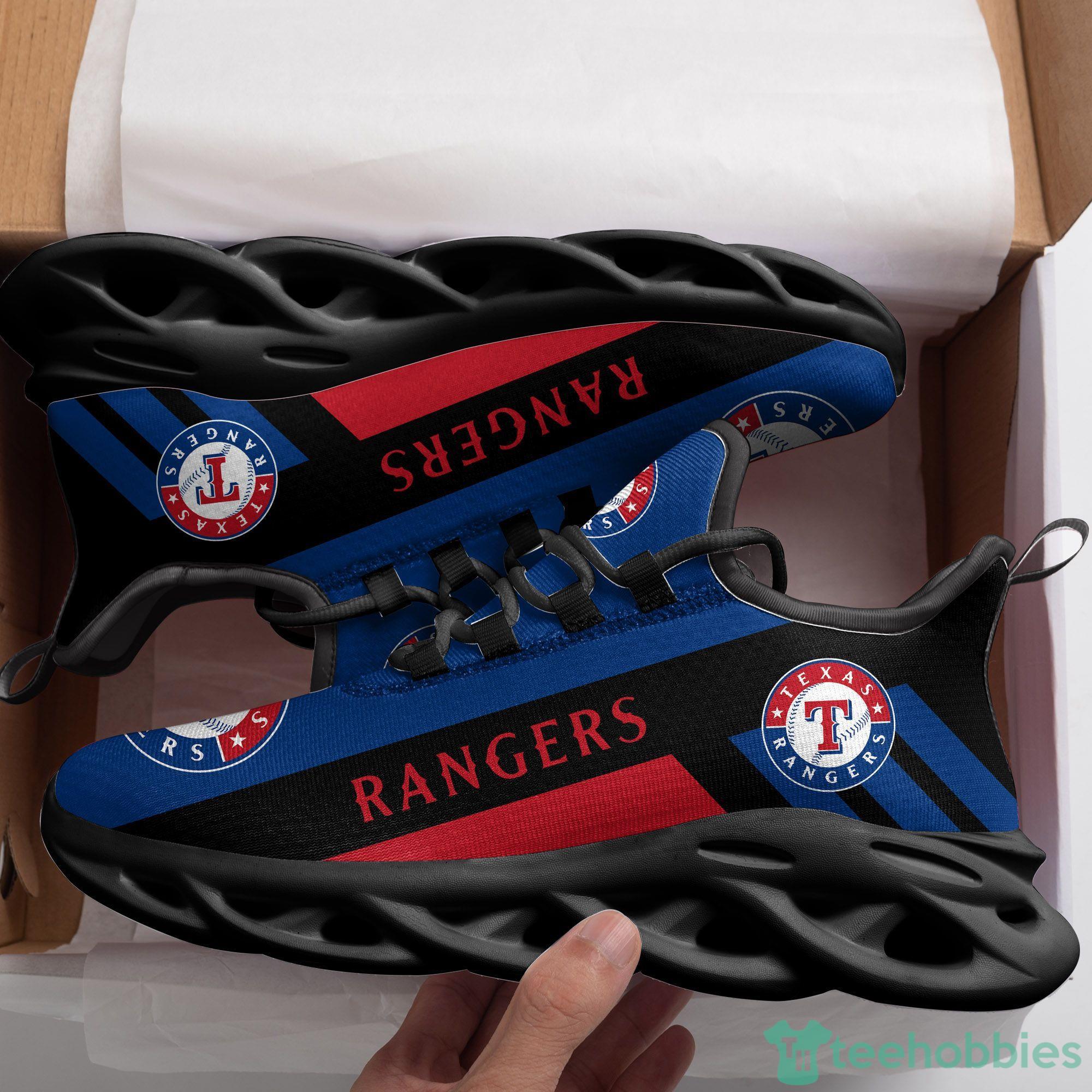 Texas Rangers Custom Baseball Personalized Max Soul Sneakers