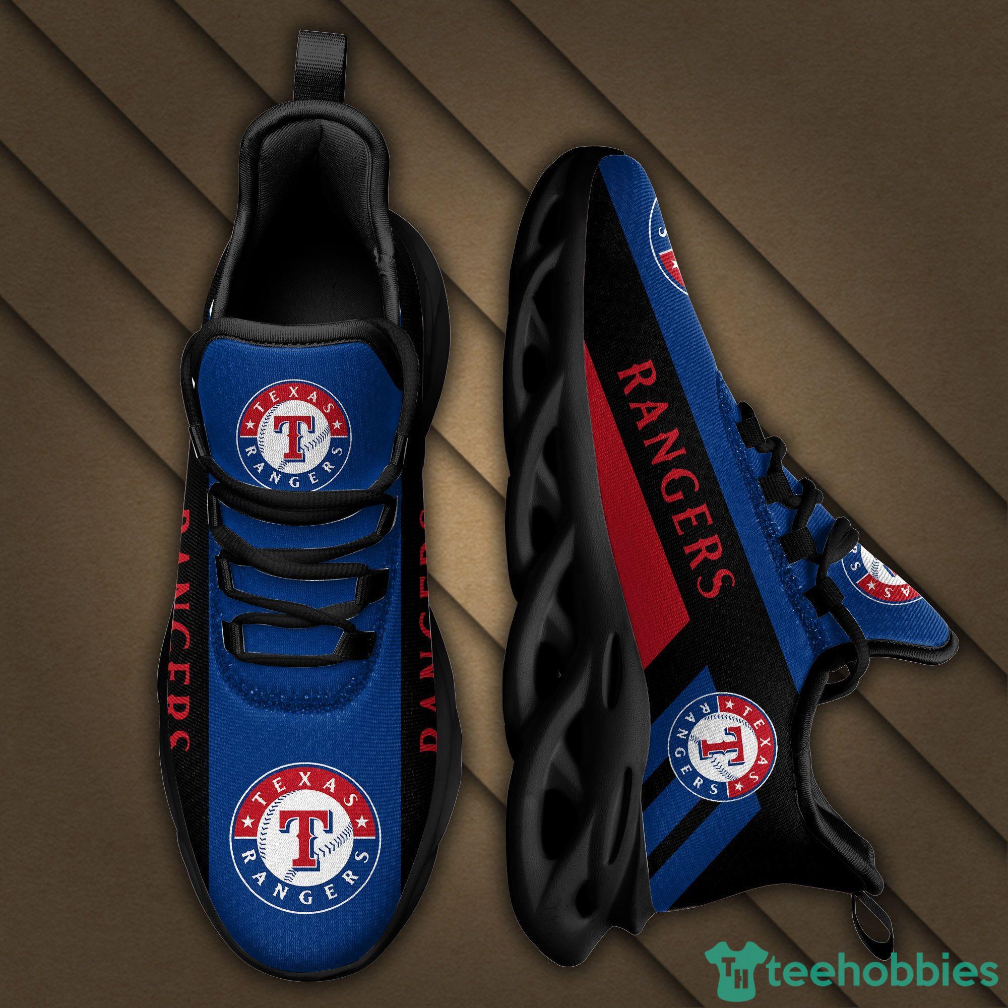 Texas Rangers Custom Baseball Personalized Max Soul Sneakers