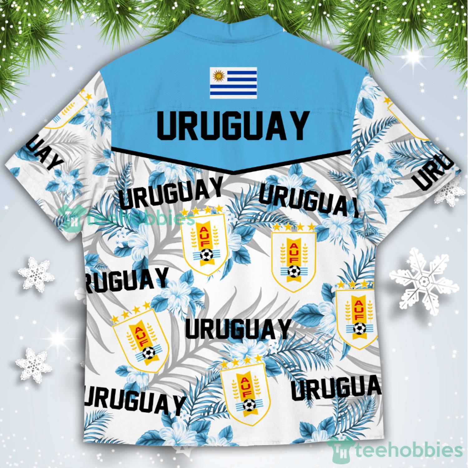 Uruguay Champions World Cup Football Fans Tropical Hawaiian Shirt Product Photo 1