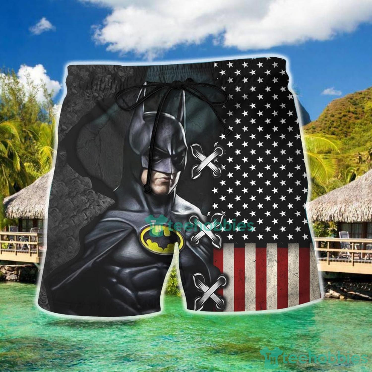 US flag Batman The Dark Knight Hawaiian Shirt And Short Product Photo 4 US flag Batman The Dark Knight Hawaiian Shirt And Short Product Photo 4