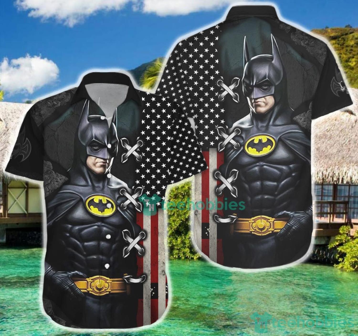 US Flag Batman The Dark Knight Hawaiian Shirt For Men And Women