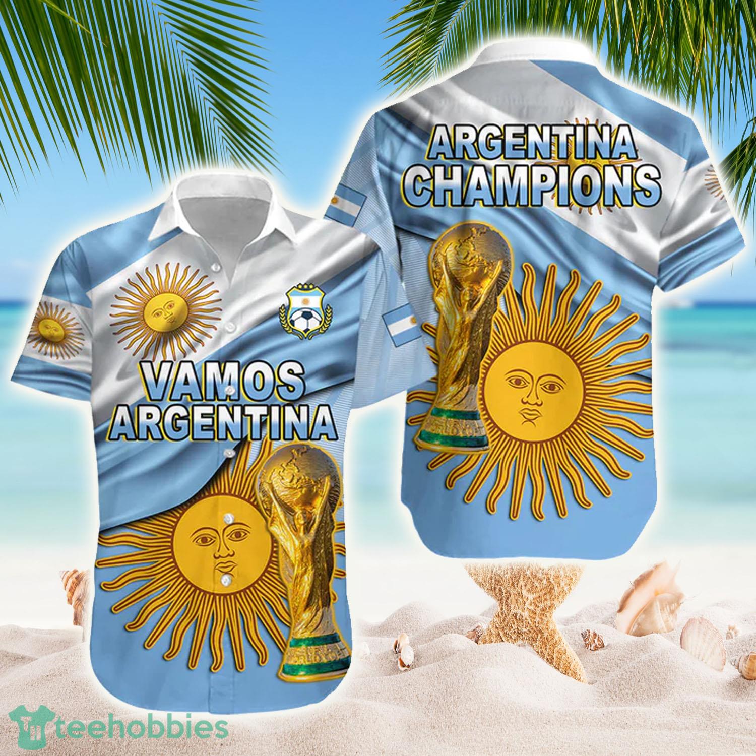 Vamos Argentina Football Hawaiian Shirt - Vamos Argentina Football Hawaiian Shirt