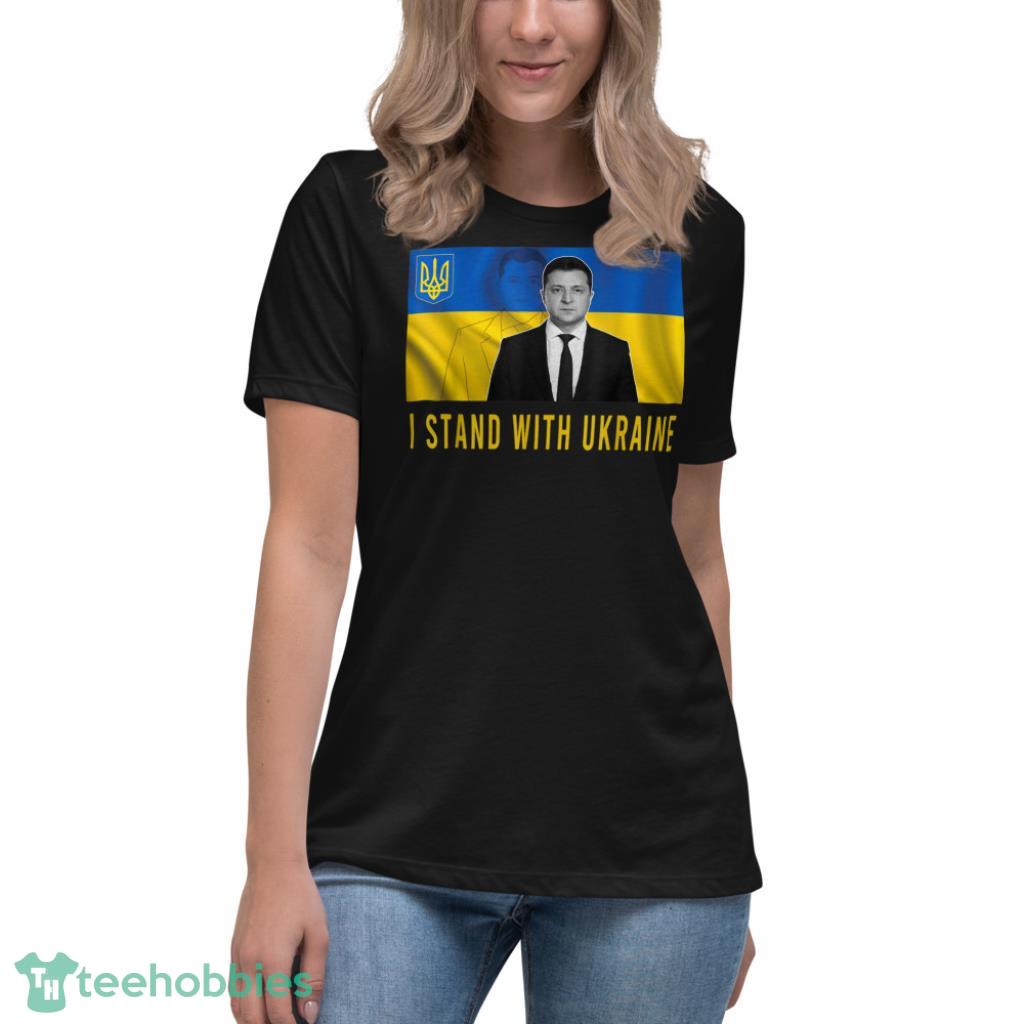 Volodymyr Zelensky Not All Heroes Wear Capes Support Ukraine T-Shirt - Womens Relaxed Short Sleeve Jersey Tee Volodymyr Zelensky Not All Heroes Wear Capes Support Ukraine T-Shirt - Womens Relaxed Short Sleeve Jersey Tee