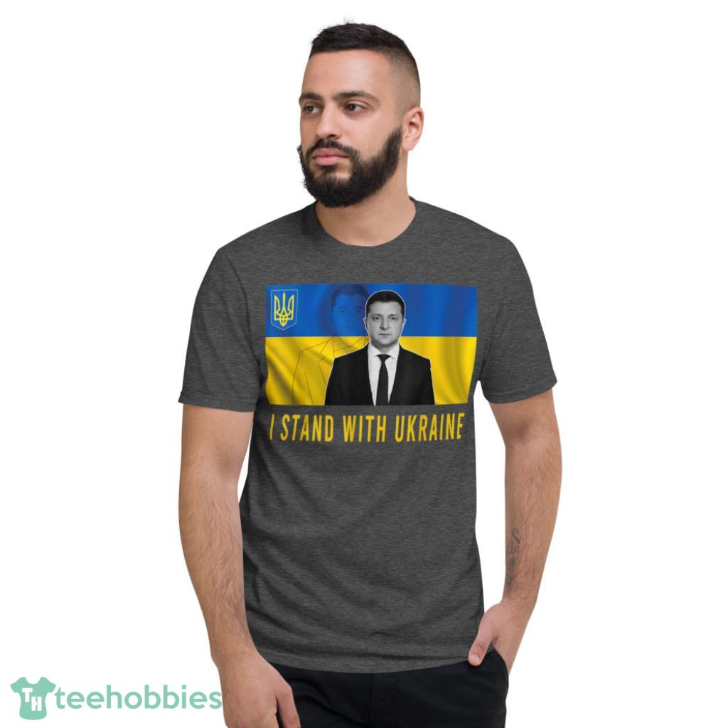 Volodymyr Zelensky Not All Heroes Wear Capes Support Ukraine T-Shirt - Short Sleeve T-Shirt-1 Volodymyr Zelensky Not All Heroes Wear Capes Support Ukraine T-Shirt - Short Sleeve T-Shirt-1