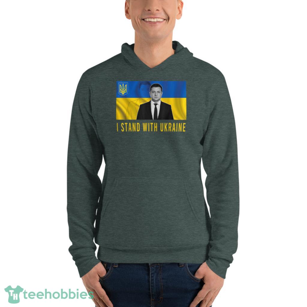 Volodymyr Zelensky Not All Heroes Wear Capes Support Ukraine T Shirt image Volodymyr Zelensky Not All Heroes Wear Capes Support Ukraine T-Shirt - Unisex Fleece Pullover Hoodie-1