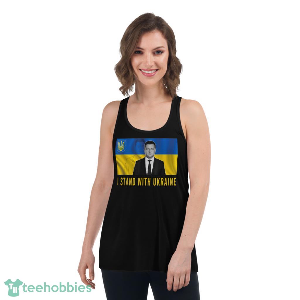 Volodymyr Zelensky Not All Heroes Wear Capes Support Ukraine T-Shirt - Womens Flowy Racerback Tank Volodymyr Zelensky Not All Heroes Wear Capes Support Ukraine T-Shirt - Womens Flowy Racerback Tank
