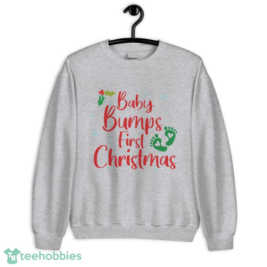 baby's first christmas maternity shirt