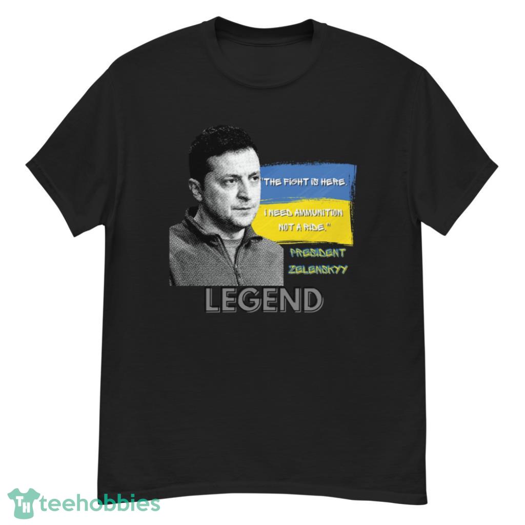 Zelensky-The Fight Is Here T-Shirt - G500 Men’s Classic T-Shirt Zelensky-The Fight Is Here T-Shirt - G500 Men’s Classic T-Shirt