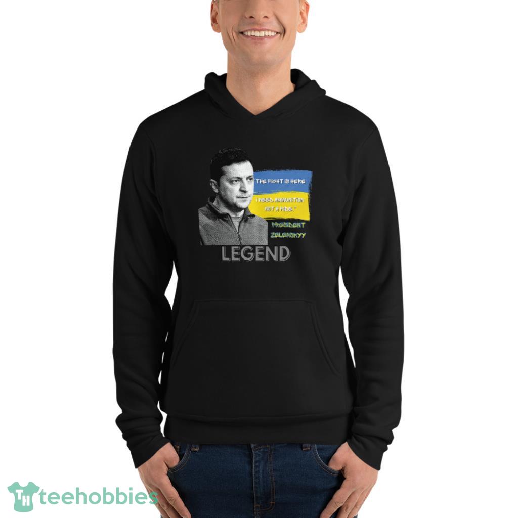 Zelensky-The Fight Is Here T-Shirt - Unisex Fleece Pullover Hoodie Zelensky-The Fight Is Here T-Shirt - Unisex Fleece Pullover Hoodie