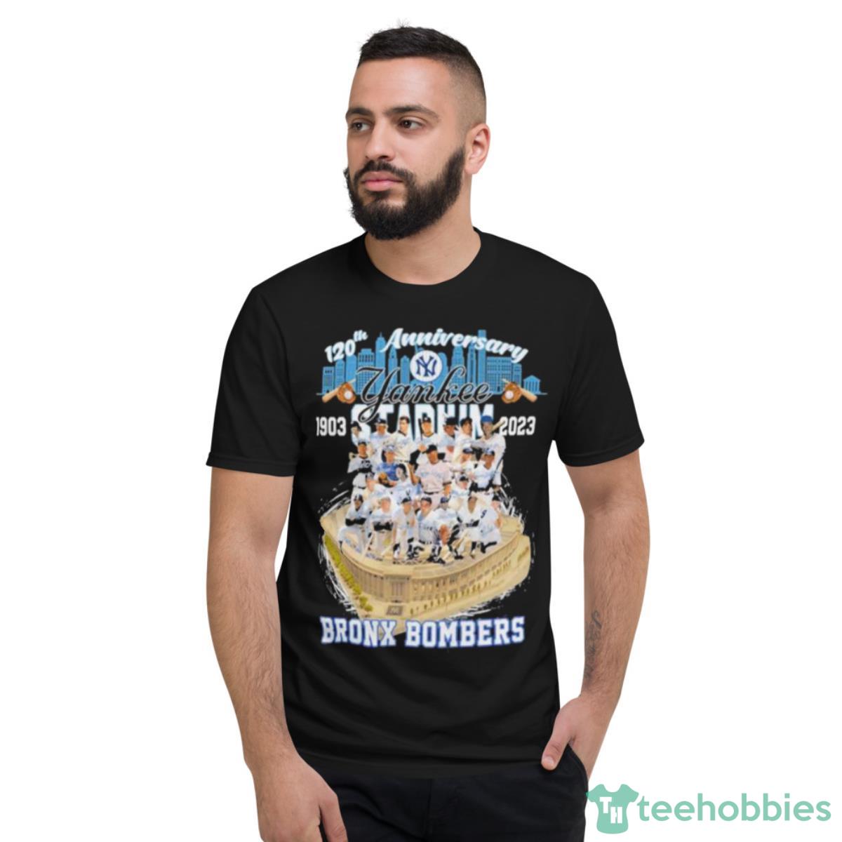100th Anniversary 1903 2023 Yankee Stadium Bronx Bombers Shirt - Short Sleeve T-Shirt