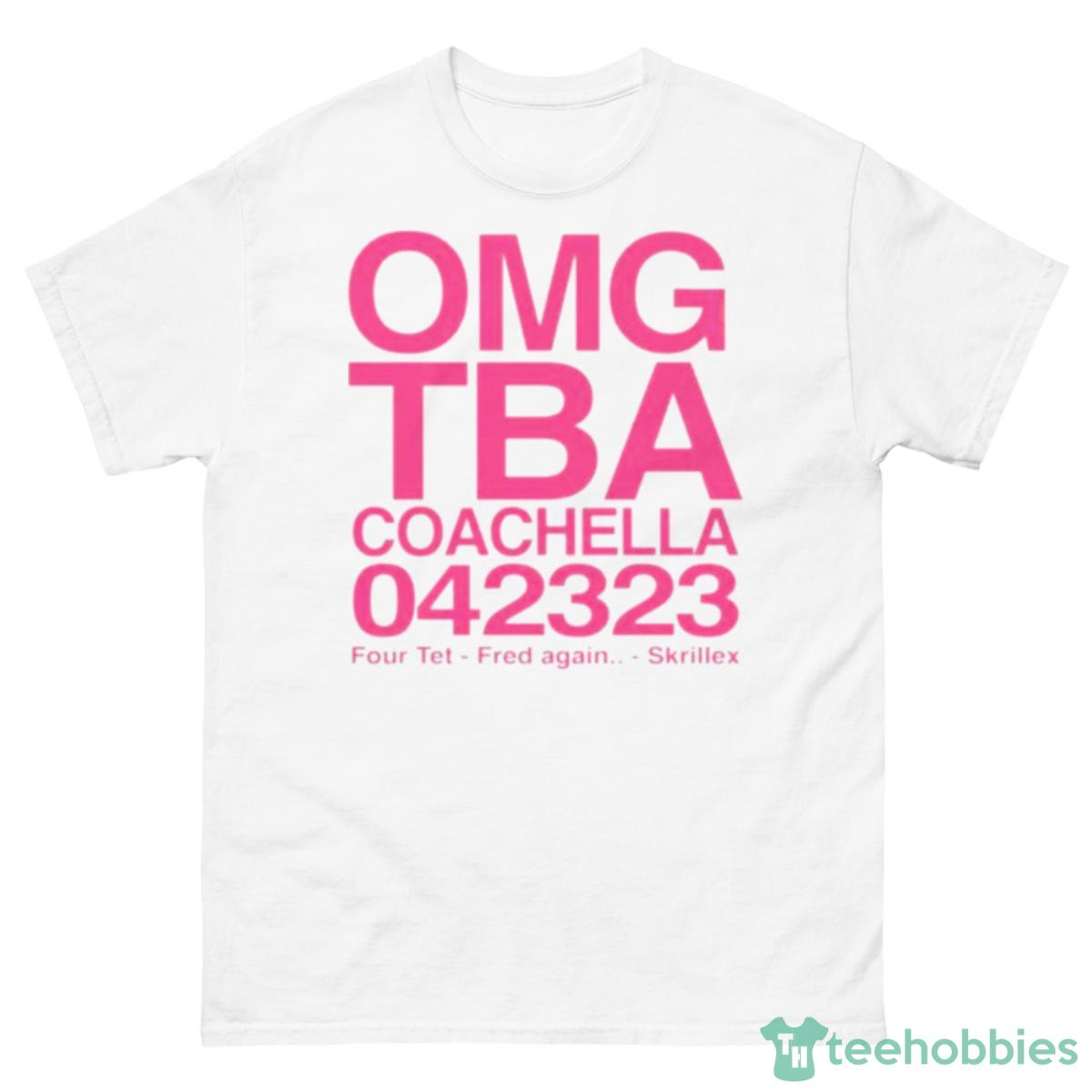 2023 Coachella OMG TBA Shirt - 500 Men’s Classic Tee Gildan