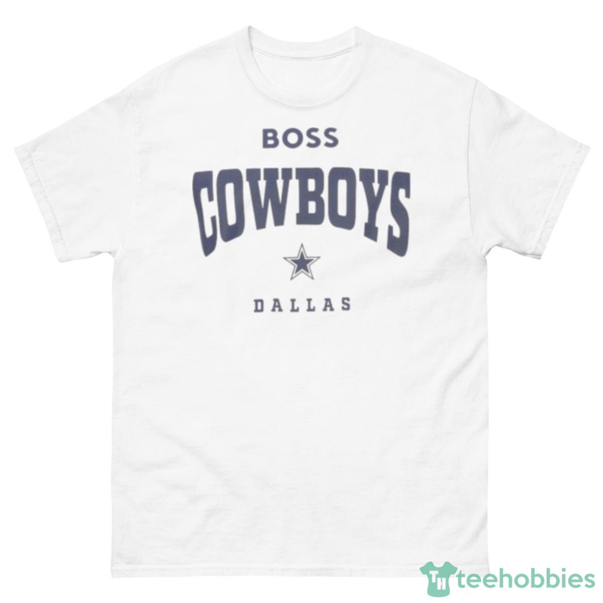 2023 Dallas Cowboys BOSS NFL Huddle Shirt - 500 Men’s Classic Tee Gildan