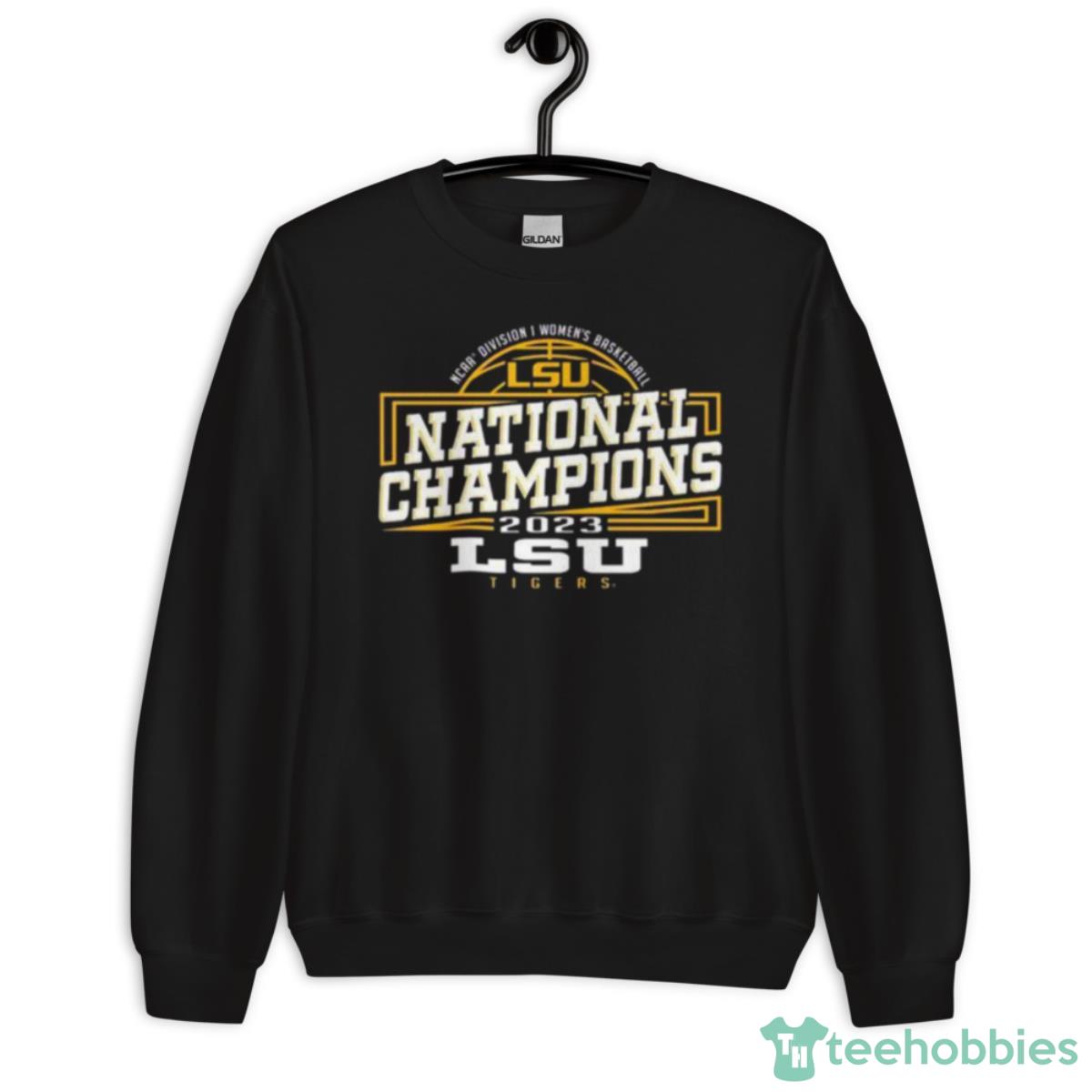2023 Division I Women’s National Champions Multilevel LSU Tigers Shirt - Unisex Crewneck Sweatshirt