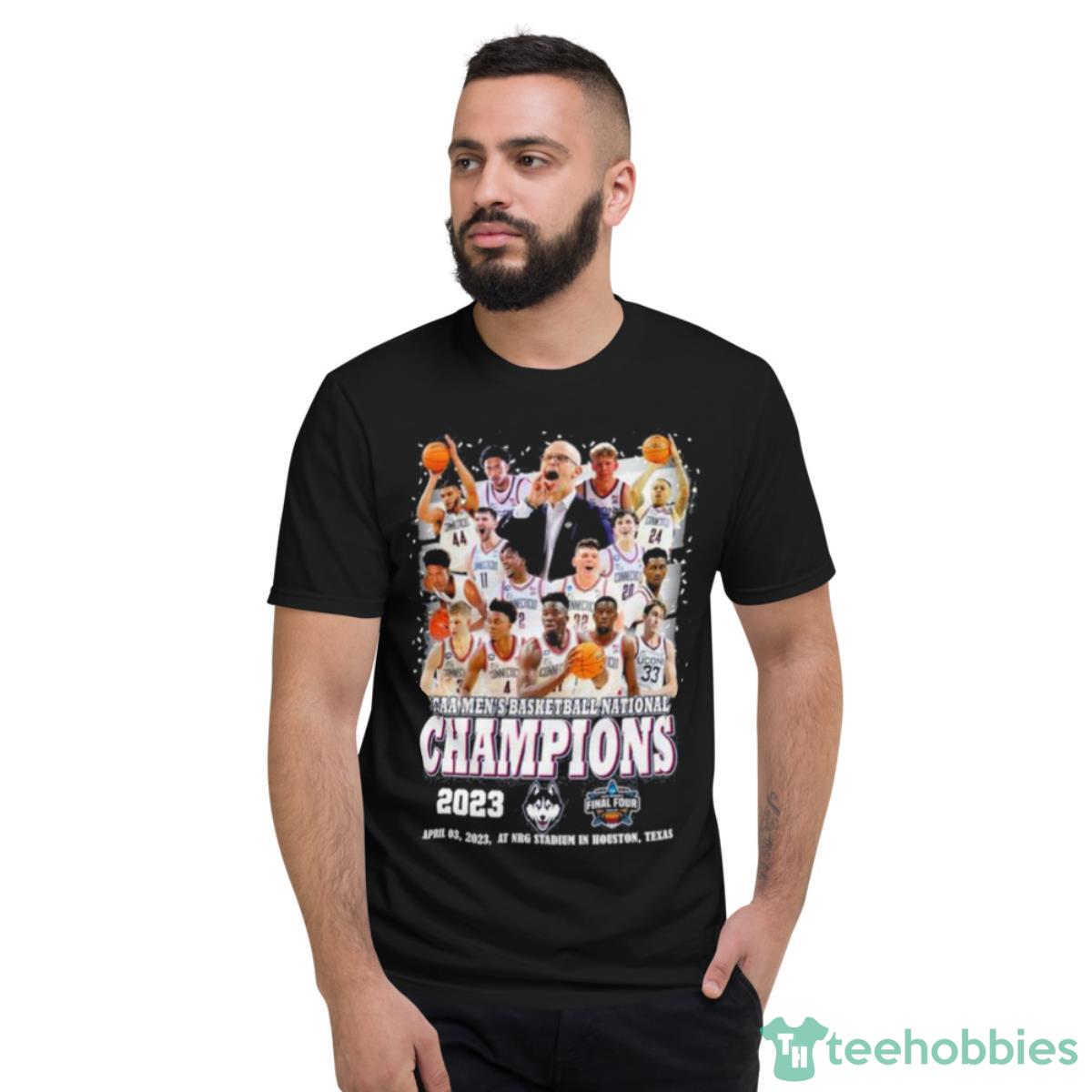 2023 Ncaa Men’s Basketball National Champions Uconn Huskies Teams Shirt - Short Sleeve T-Shirt