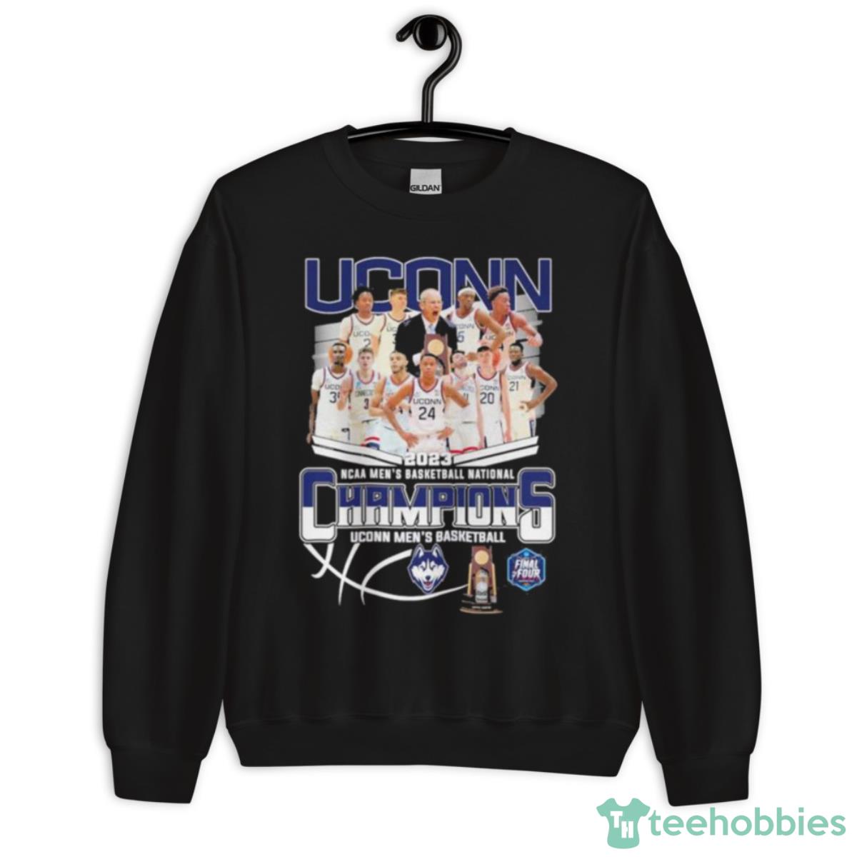 2023 NCAA Men’s Basketball National Champions UConn Men’s Basketball Teams Final Four Shirt - Unisex Crewneck Sweatshirt