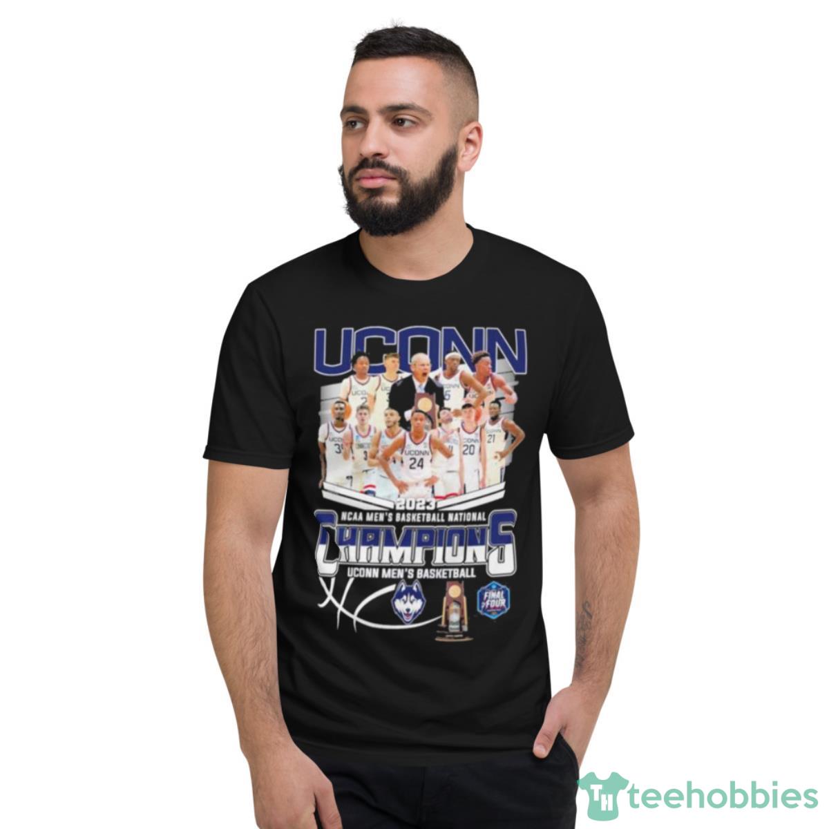 2023 NCAA Men’s Basketball National Champions UConn Men’s Basketball Teams Final Four Shirt - Short Sleeve T-Shirt