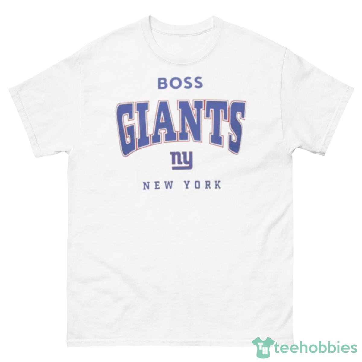 2023 New York Giants BOSS NFL Huddle Shirt - 500 Men’s Classic Tee Gildan