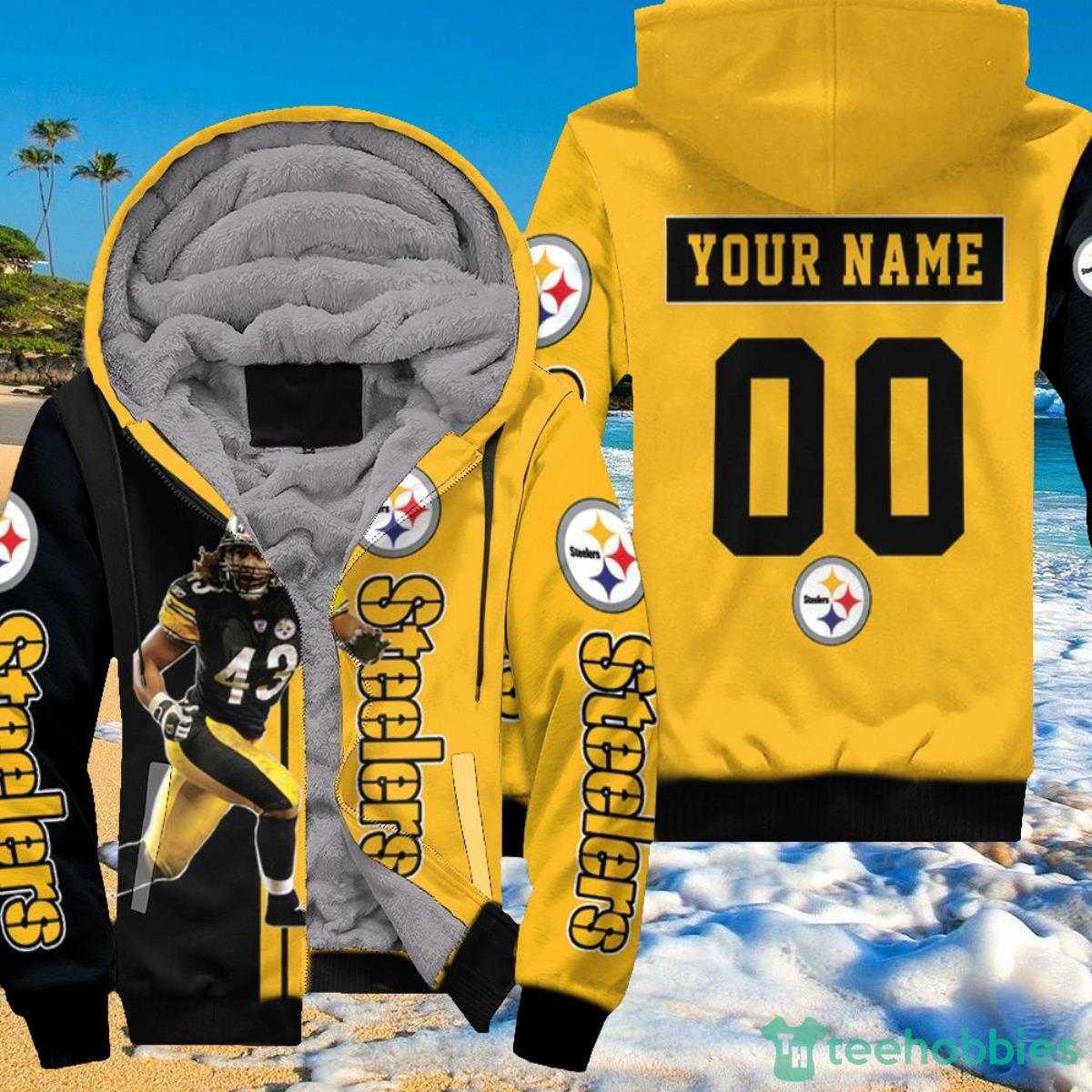 43 Troy Polamalu Pittsburgh Steelers Player NFL Personalized Hoodie 3D Product Photo 1