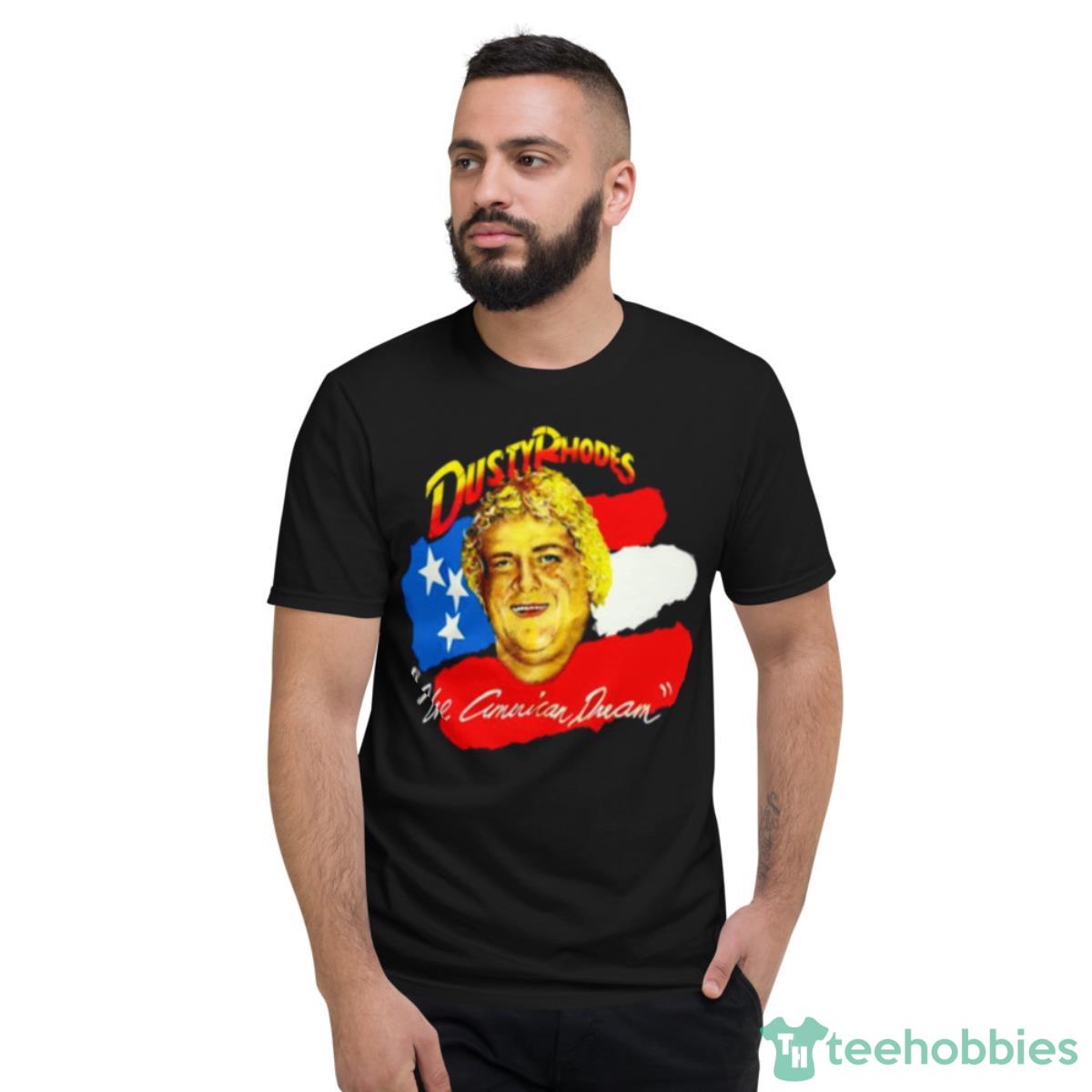 A Ericam Flag Art Dusty Rhodes Shirt - Short Sleeve T-Shirt