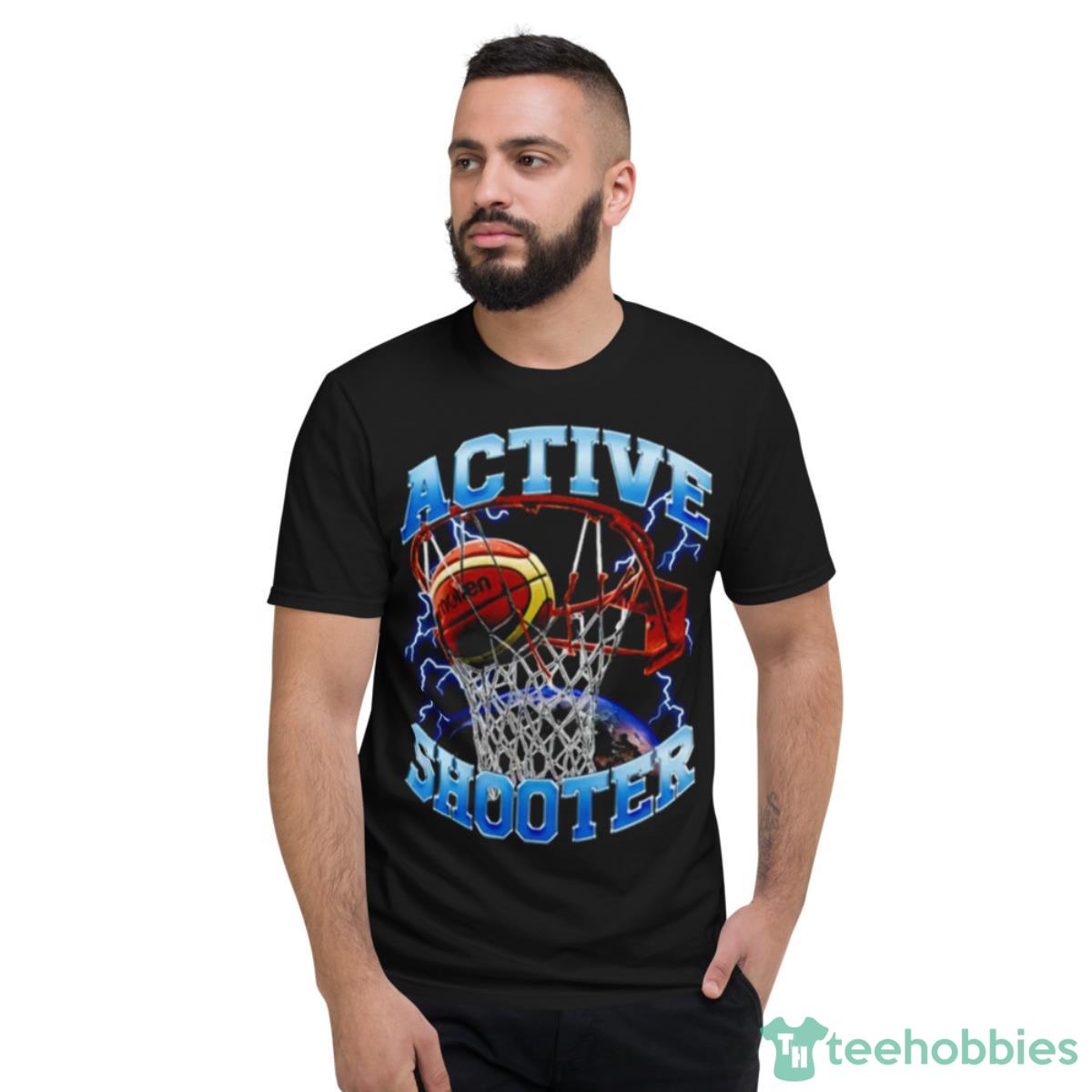 Active Shooter Basketball T Shirt - Short Sleeve T-Shirt