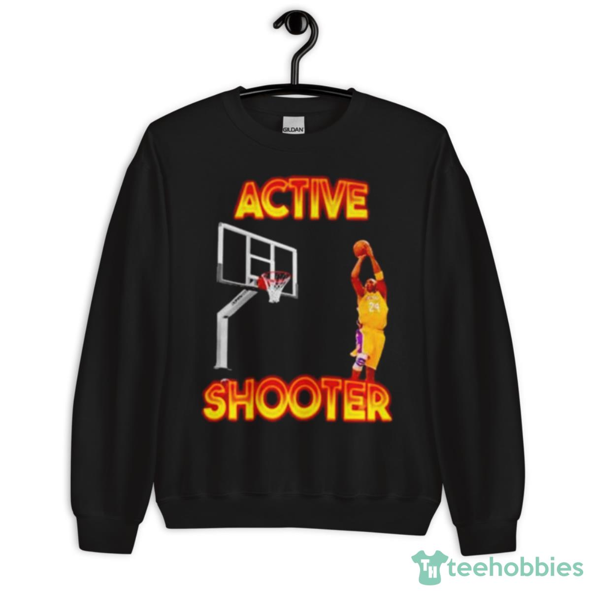 Active Shooter Lakers Legend Basketball Shirt - Unisex Crewneck Sweatshirt