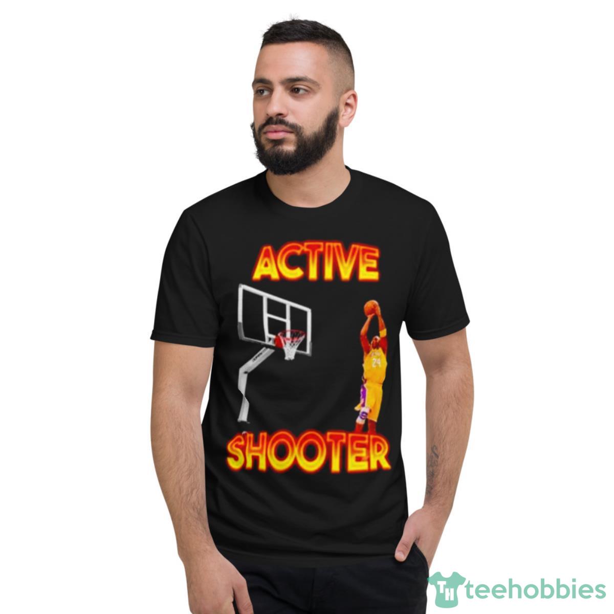 Active Shooter Lakers Legend Basketball Shirt - Short Sleeve T-Shirt