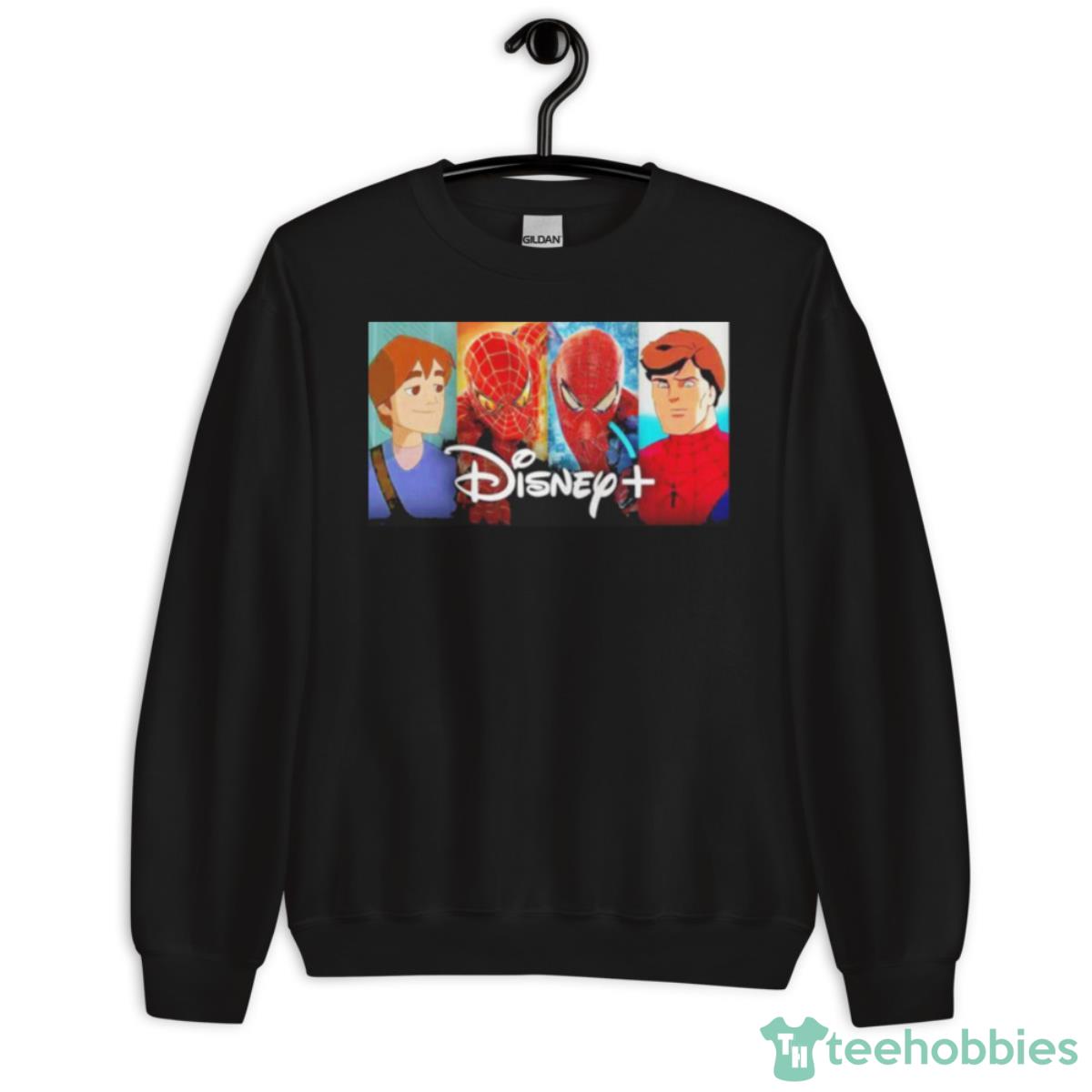 All 14 Spider Man Movies & Shows Now Streaming On Disney Shirt - Unisex Crewneck Sweatshirt