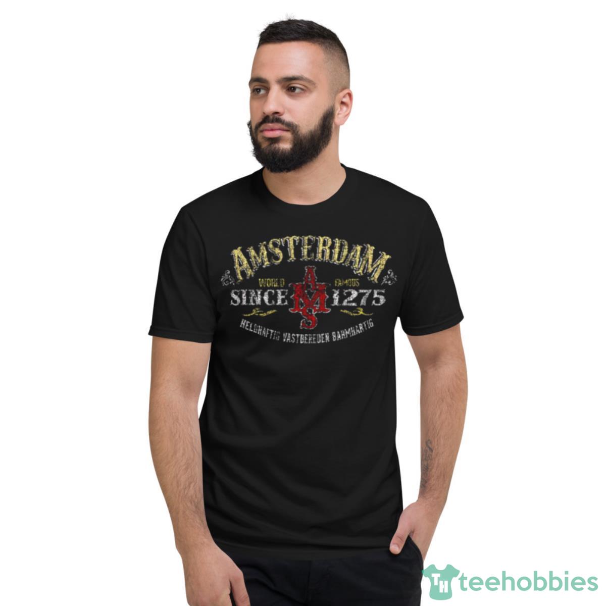 Amsterdam Distressed Design Shirt - Short Sleeve T-Shirt