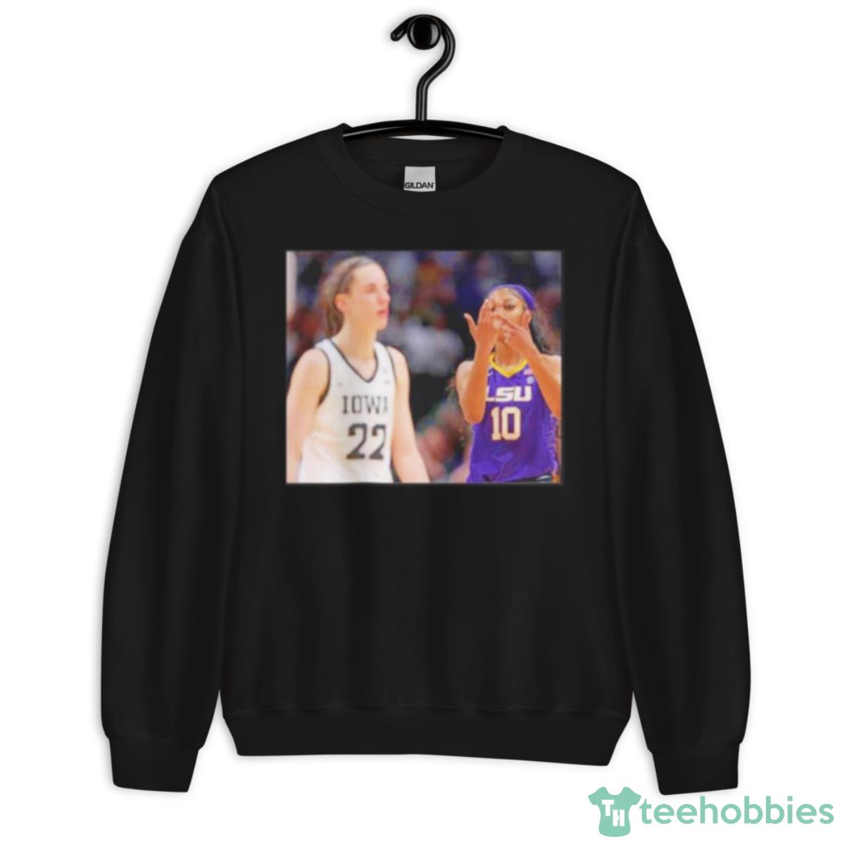 Angel Reese Taunts Caitlin Clark Shirt - Unisex Crewneck Sweatshirt