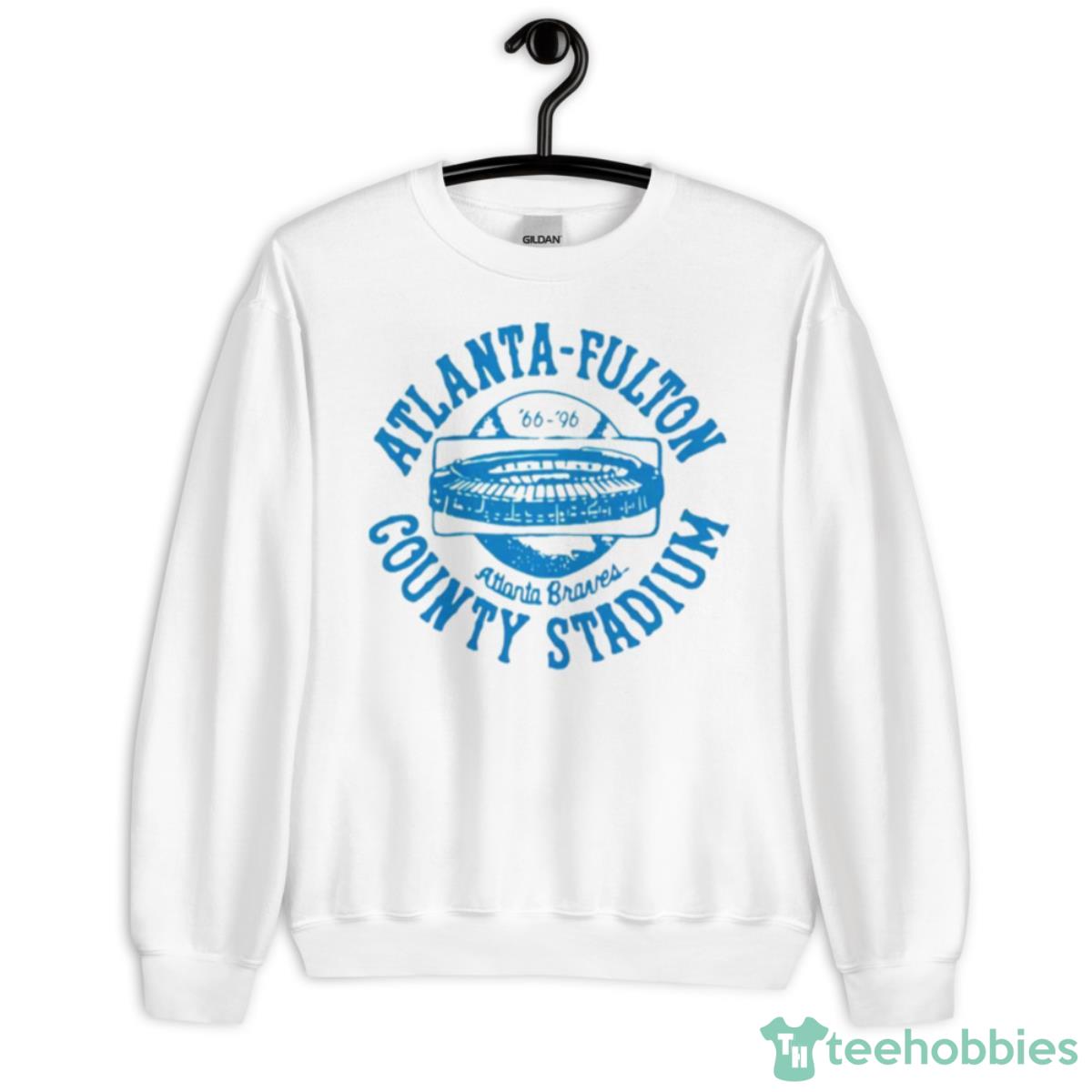 Atlanta Fulton County Stadium Shirt - Unisex Heavy Blend Crewneck Sweatshirt