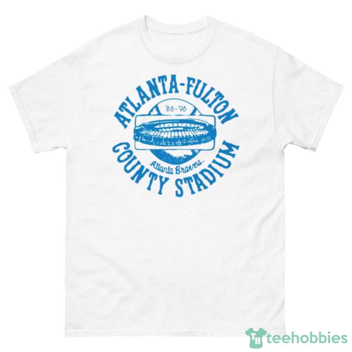 Atlanta Fulton County Stadium Shirt - 500 Men’s Classic Tee Gildan