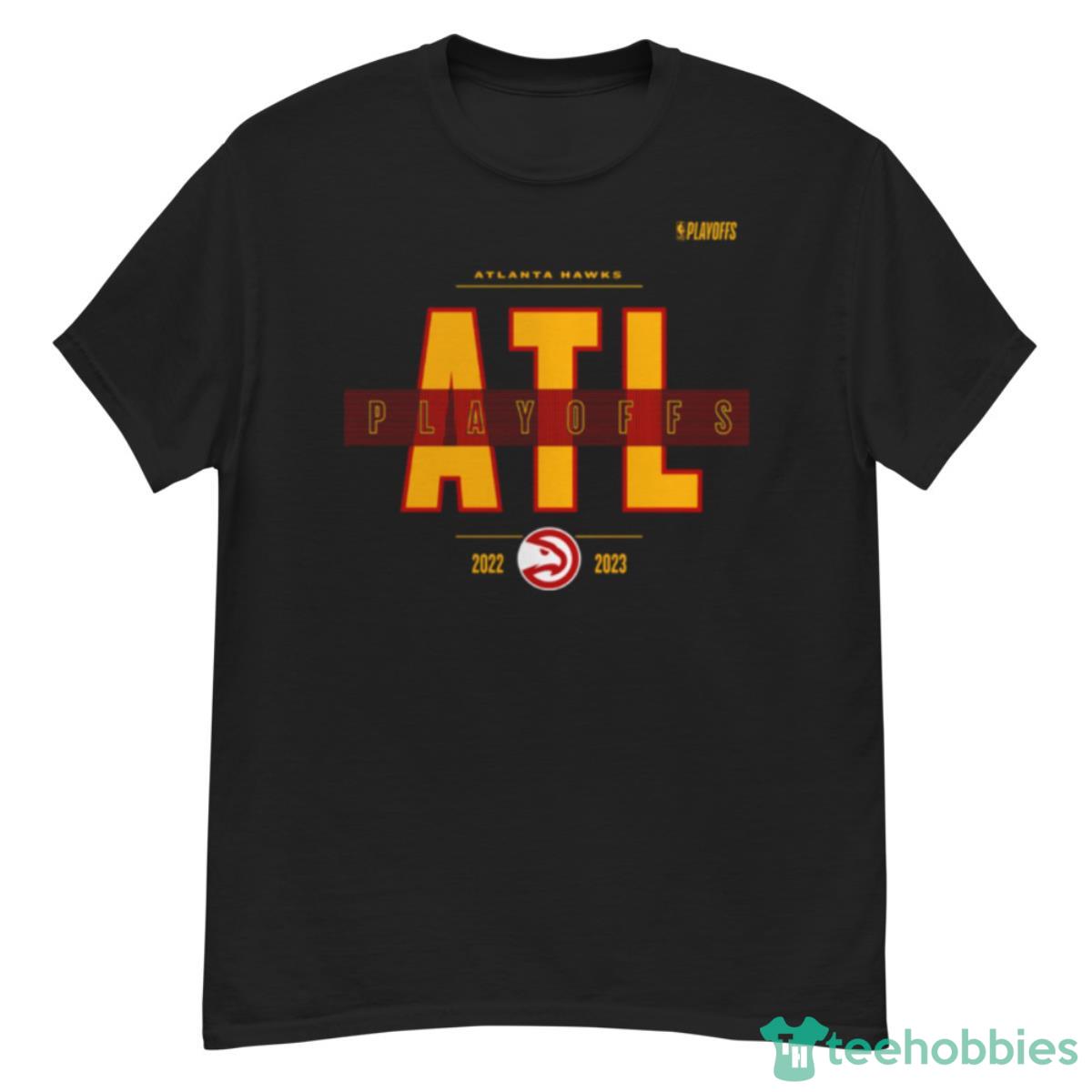 Atlanta Hawks Brand 2023 NBA Playoffs Jump Ball Shirt - G500 Men’s Classic T-Shirt