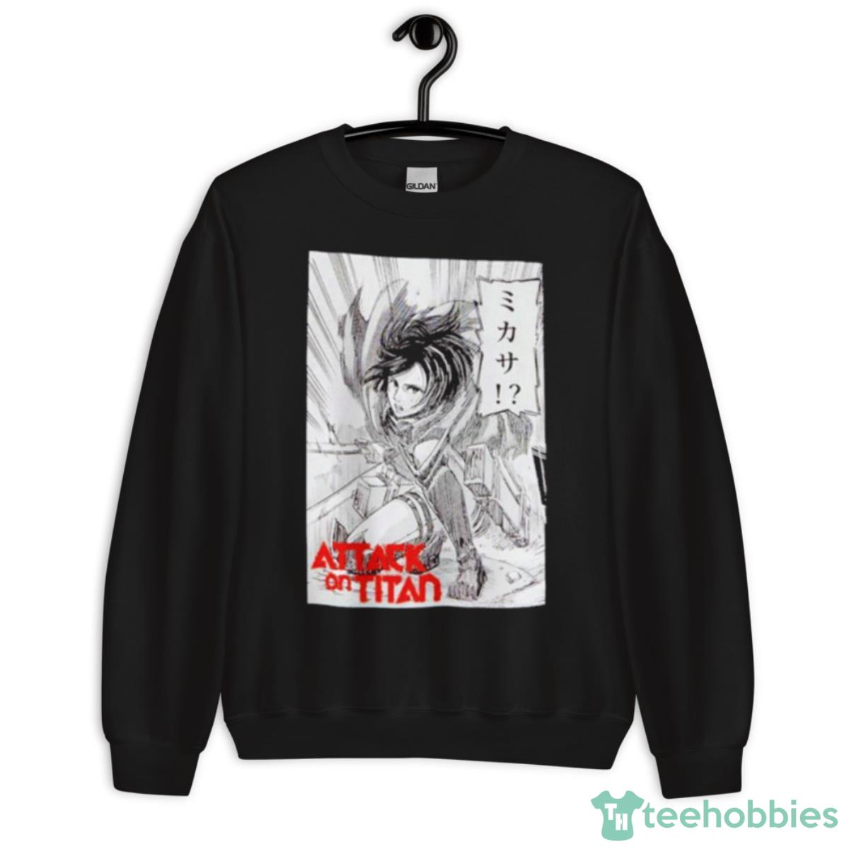 Attack On Titan Mikasa Manga Panel Shirt - Unisex Crewneck Sweatshirt