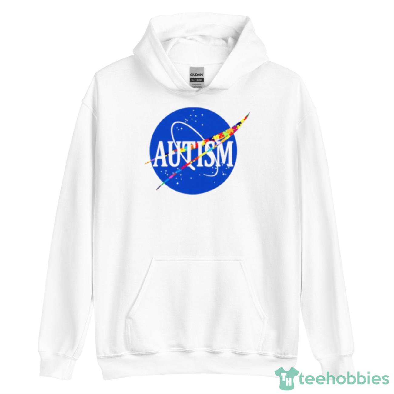 Autism Nasa Shirt - Unisex Heavy Blend Hooded Sweatshirt