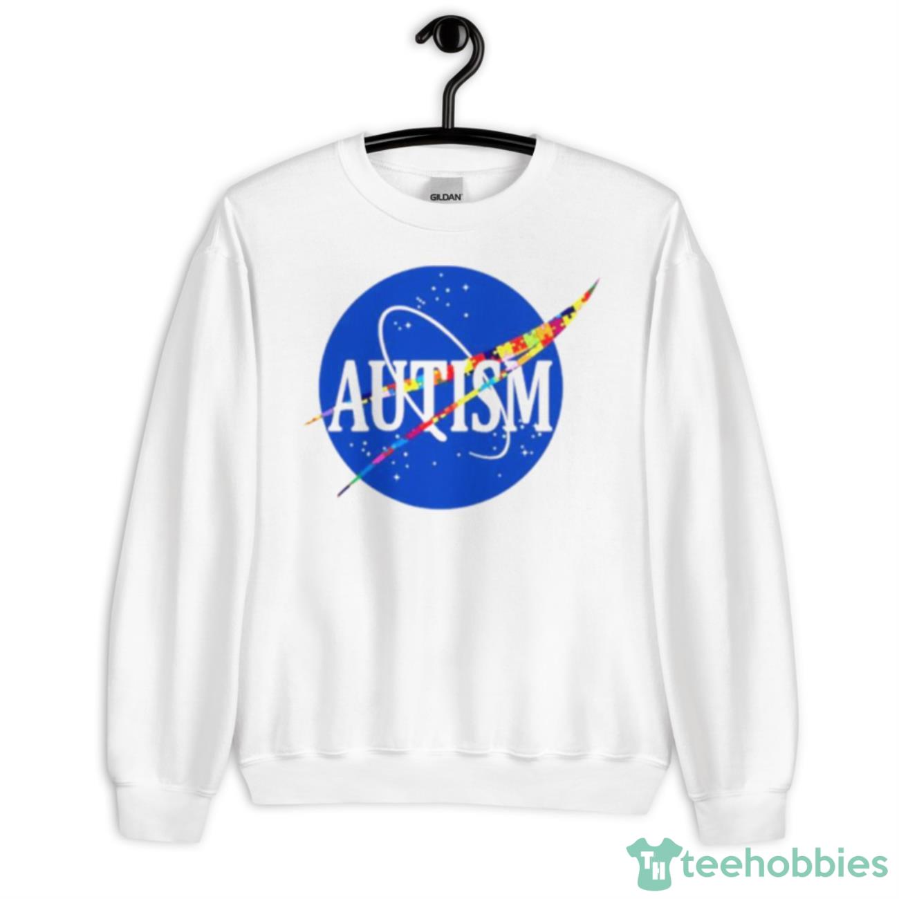 Autism Nasa Shirt - Unisex Heavy Blend Crewneck Sweatshirt