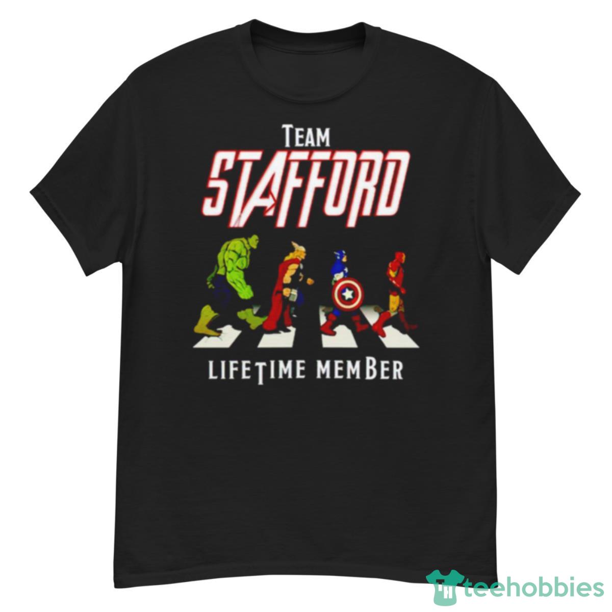 Avngers Team Stafford Life Time Member Shirt Product Photo 1