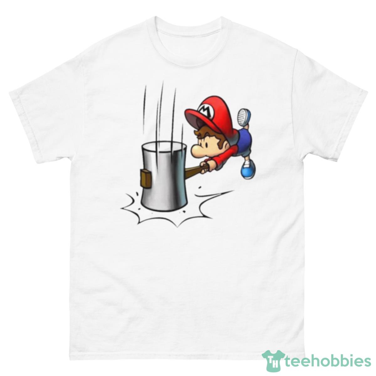 Baby Mario Using A Rather Large Mallet Least Shirt - 500 Men’s Classic Tee Gildan