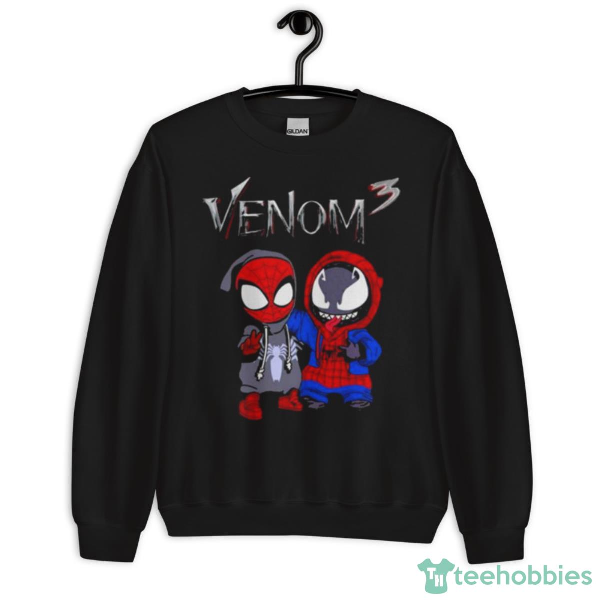 Baby Spiderman And Venom 3 Shirt - Unisex Crewneck Sweatshirt