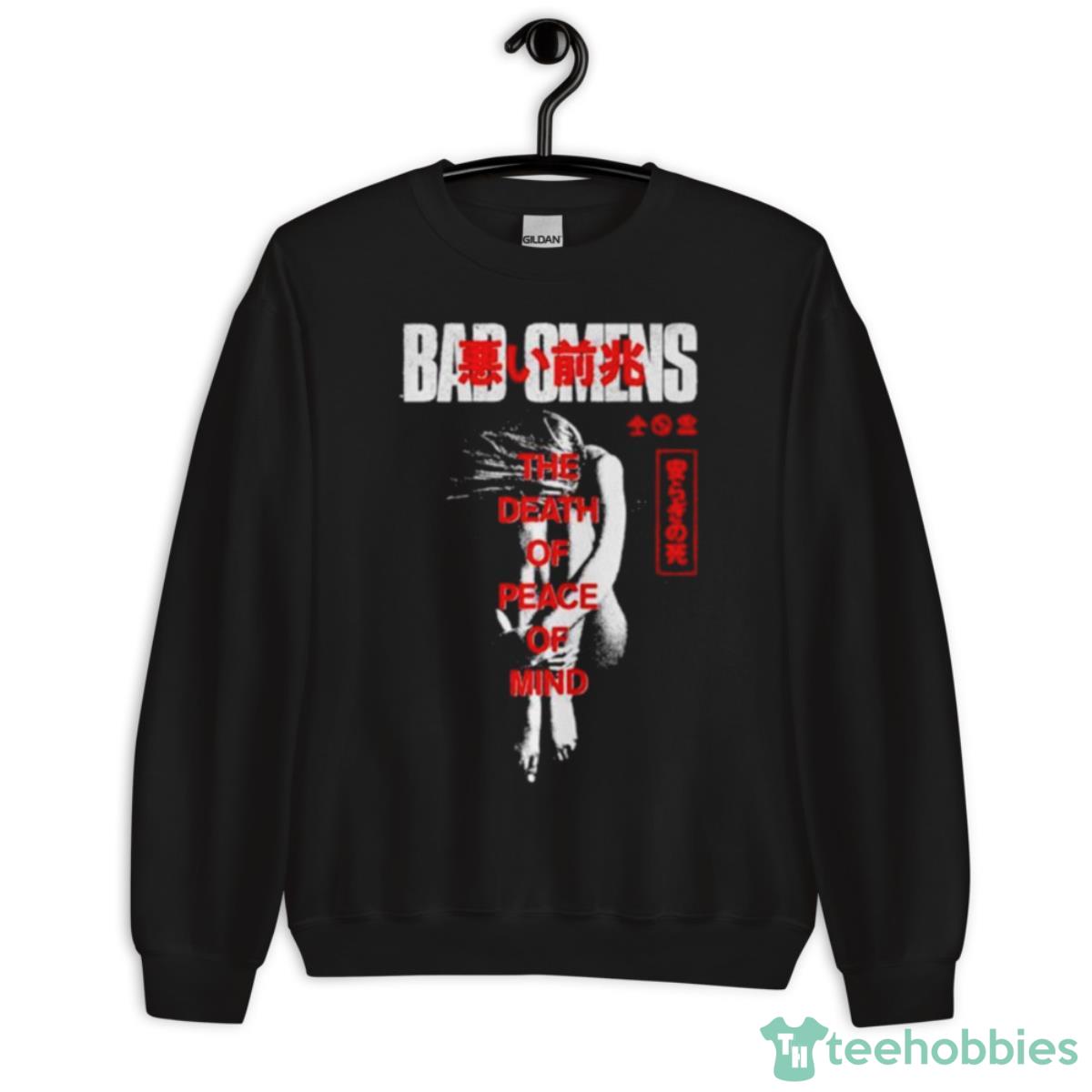 Bad Omens Death Of Peace Of Mind Shirt - Unisex Crewneck Sweatshirt